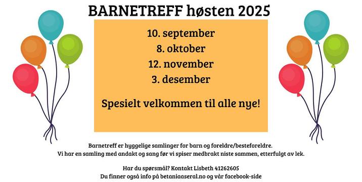 Bilde/illustrasjon for Barnetreff Barnetreff