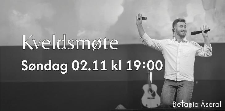 Bilde/illustrasjon for Kveldsmøte med Jonas Hompland Kveldsmøte med Jonas Hompland